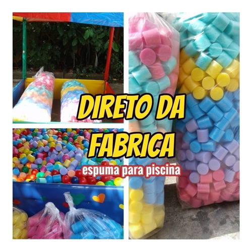 Espumas Para Piscina De Bolinhas Kit Com 2 Mil+2 Brindes