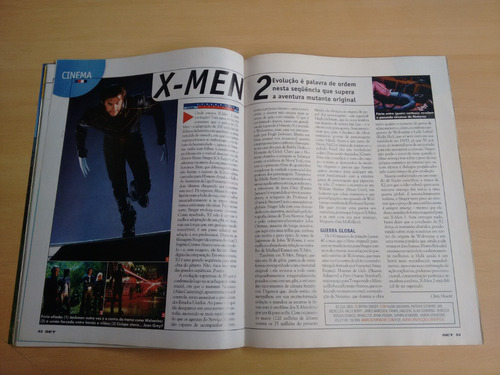 Revista Set 191 Matrix Kung Fu Cinema X Men Ano 2003 1755 (Usado)