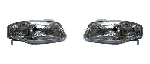 Par Faros Vw Pointer 2006 Al 2009 Fondo Crom Tyc