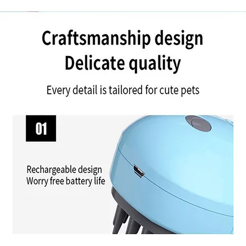Cepillo De Baño Para Mascotas 3 En 1