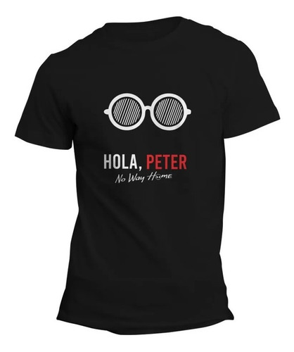 Imagen 1 de 4 de Remera Camiseta Spider Man Hola Peter No Way Home