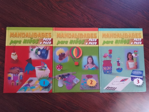 Enciclopedia 3 Tomos Manualidades Para Niños Paso A Paso