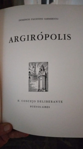 Argirópolis. Sarmiento. 1961 Excelente Estado(5 (Usado)
