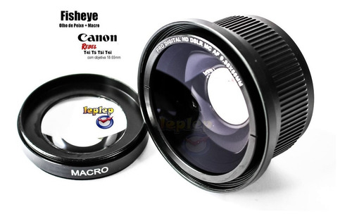 Lente Fisheye Olho De Peixe 58mm Canon Sl2 Sl1 T6i T6 T5i T5