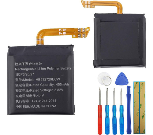 Bateria Nueva Para Huawei Watch Gt3 46mm (455mah)