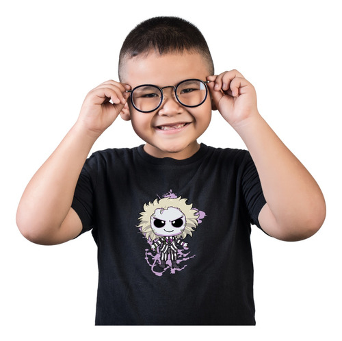 Playera Halloween Personalizada Muñeco Animado Traje Rayas