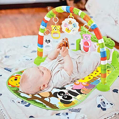 * Gimnasio Musical Piano Bosque Tapete De Juegos Para Bebé