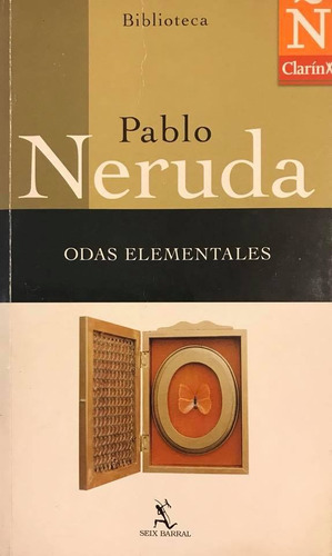 Odas Elementales - Pablo Neruda (Usado)