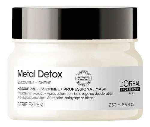 Loreal Profesional Metal Detox Máscara Color Teñidos Chico