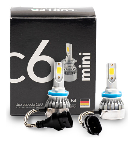 Kit Cree Led H11 6ta Gen Cooler 16000lm