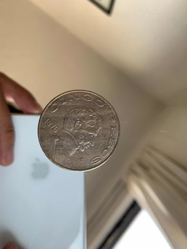 Moneda De Cinco Pesos, 1976. Estados Unidos Mexicanos