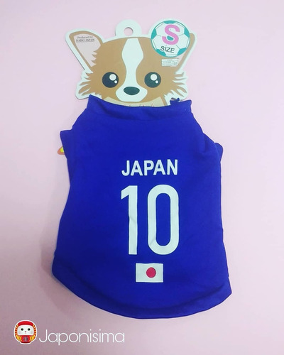 Camiseta De Fútbol Para Perro - Japan N°10 [japonisima]