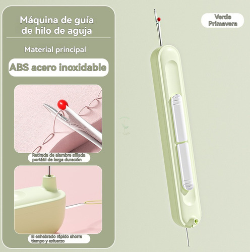3pz Enhebrador Agujas Descosedor,2 En 1,pequeño Conveniente