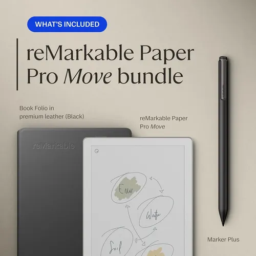 Remarkable Paper Pro Move - Conjunto De Pasta Em Pele | Ultr
