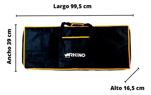 Funda Teclado Rhino - 61 Teclas (5 Octavas)