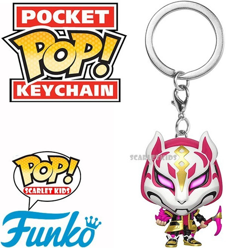 Funko Pop Llavero Fortnite Drift Original Keychain Funko Scarlet Kids