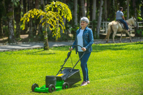 Cortador Grama Trapp Mc60e Com Recolhedor 220v 2500w