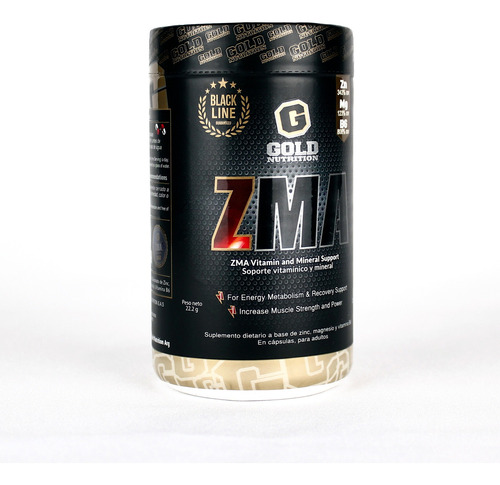 Zma Gold Nutrition Zinc Magnesio Precursor De Testosterona Sabor Na