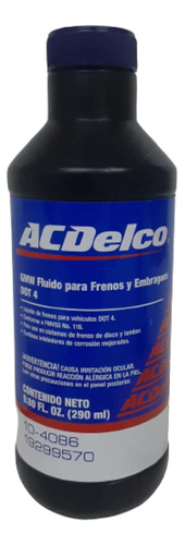 Liga Frenos Acdelco Dot4 290ml