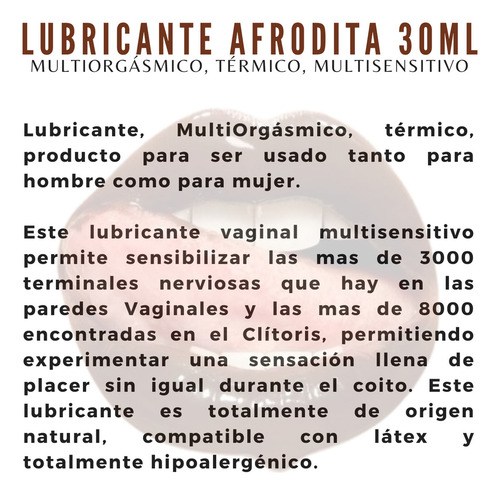 Lubricante Multi-o Comestible Sensitivo Base Agua 30ml Sabor Chocolate