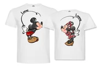 Comprar Pack Poleras Parejas Día Enamorados Mickey Minnie 4