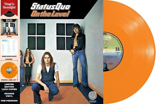 Status Quo On The Level Lp Orange Vinyl