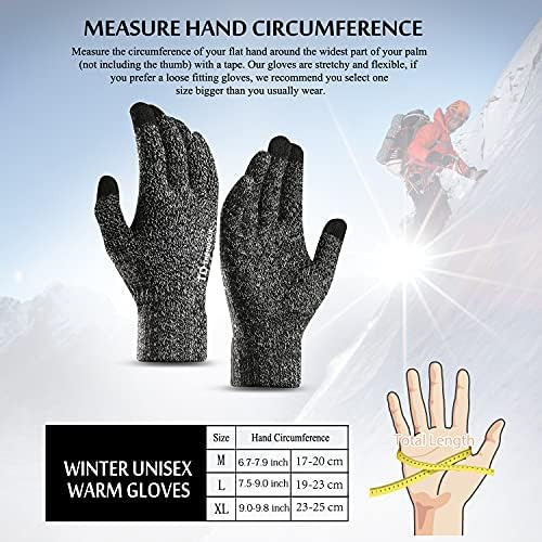 Trendoux Guantes De Invierno, Guantes De Punto Para Pantalla