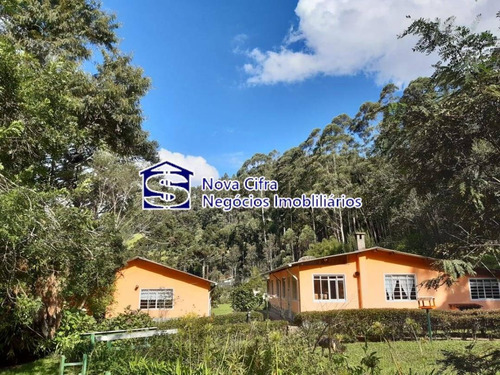 Belíssima Chácara (casa Principal + 03 Chalés) Na Serra Da Mantiqueira - Ch7001