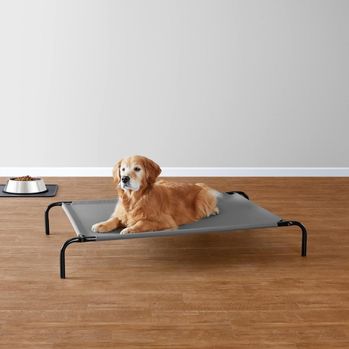 Amazon Basics Cama Elevada Para Perro Con Estructura Metá...