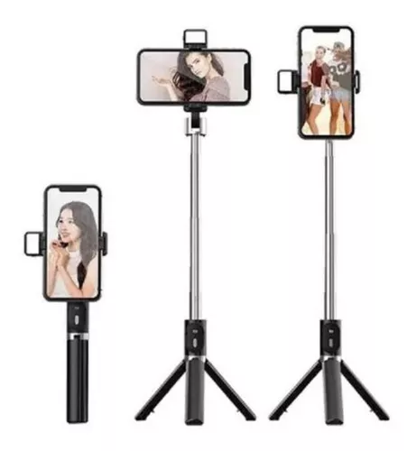 Tripé para celular com luz led - Ideal para selfies