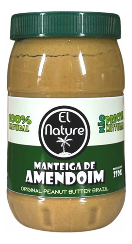 El Nature - Manteiga De Amendoim 270 Gr