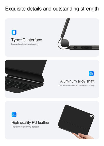 Funda Tipo Folio Magic Keyboard Para iPad A16, 11 Pulgadas,