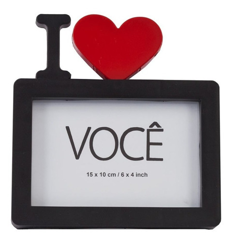 Porta Retrato I Love 10x15 Namorados - Pvc - 3251 / 0515