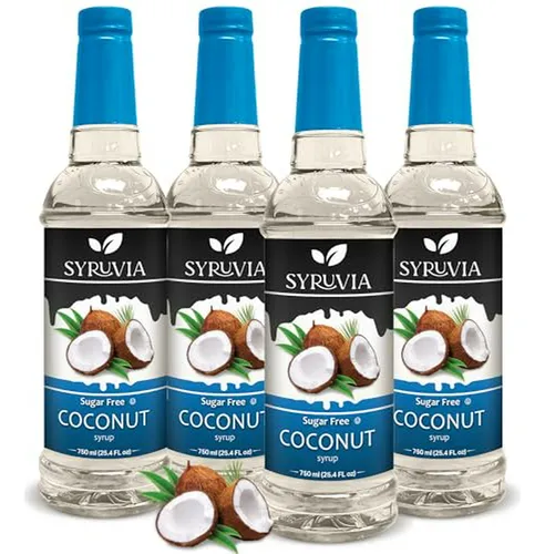 Sirope Sin Azúcar Syruvia Coco - 100% Vegano Y Kosher