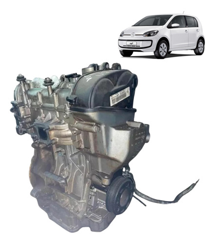 Motor Parcial Vw Up Take Fox Gol G7 G8 1.0 3cc 2014 A 2020