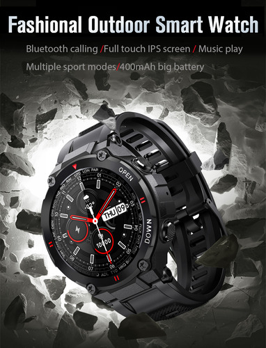 Reloj Inteligente K22 De 1,28 Pulgadas, Frecuencia Cardíaca