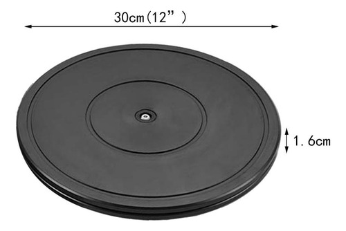 Suporte De Exibição De Mesa Giratória De Placa 30cmx1,8cm
