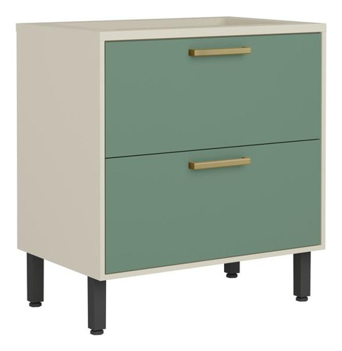 Cozinha Completa 4 Gav 6 Ptas Verde Bossa Nova Bertolini Cor Verde/branco