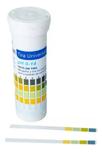 Papel Indicador De Ph Escala De 0 A 14 Caixa Com 150 Fitas