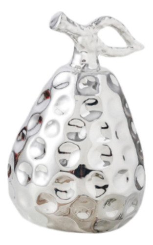 Estatua De Perlas Figurina De Cerámica Decoración Plata