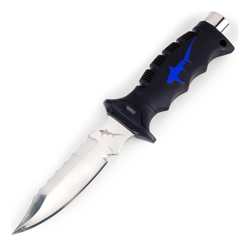 Cuchillo De Buceo Con Funda, Acero Inoxidable 316l