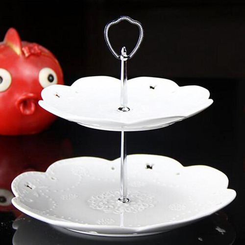 4 Soporte Elegante For Postres De 3 Niveles Con 4 Piezas