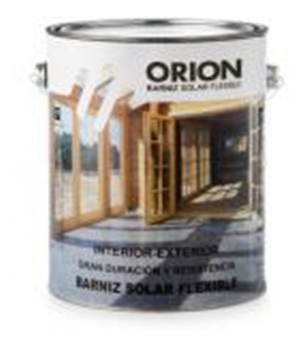 Barniz Solar Flexible Orion P/ Interior Exterior 4 Litros