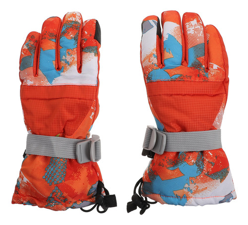 1 Par De Guantes De Esquí De Invierno Impermeables Para Exte