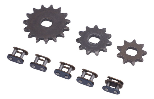 T8f Chain Master Link, 3 Piezas, Piñón Alto, 9t, 11t, 15t