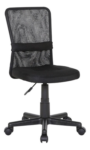 Silla De Escritorio S/apoya Brazos Multilaser Ga199 Negro