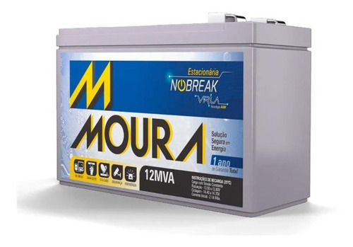 Bateria Para Nobreak Moura 12mva9 12v 9ah
