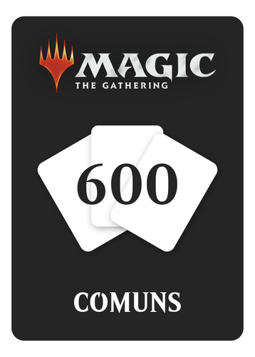 Bulk 600 Cartas Comuns De Magic: The Gathering