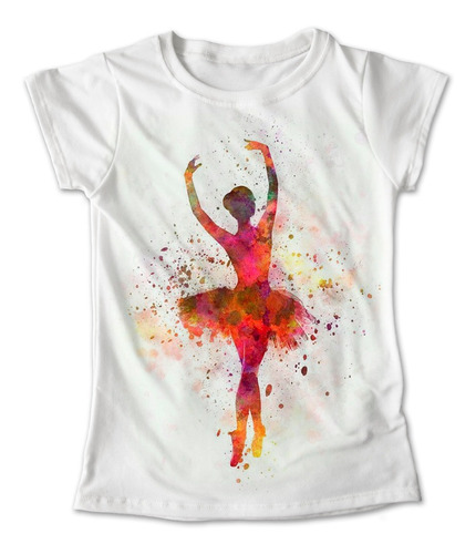 Blusa Danza Colores Playera Estampado Ballet Bailarina 092