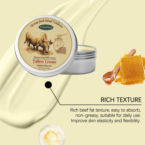 Beef Tallow Cream Nourishes Moisturizes Replenishes And Drie